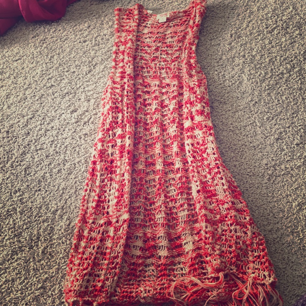 Long sweater vest